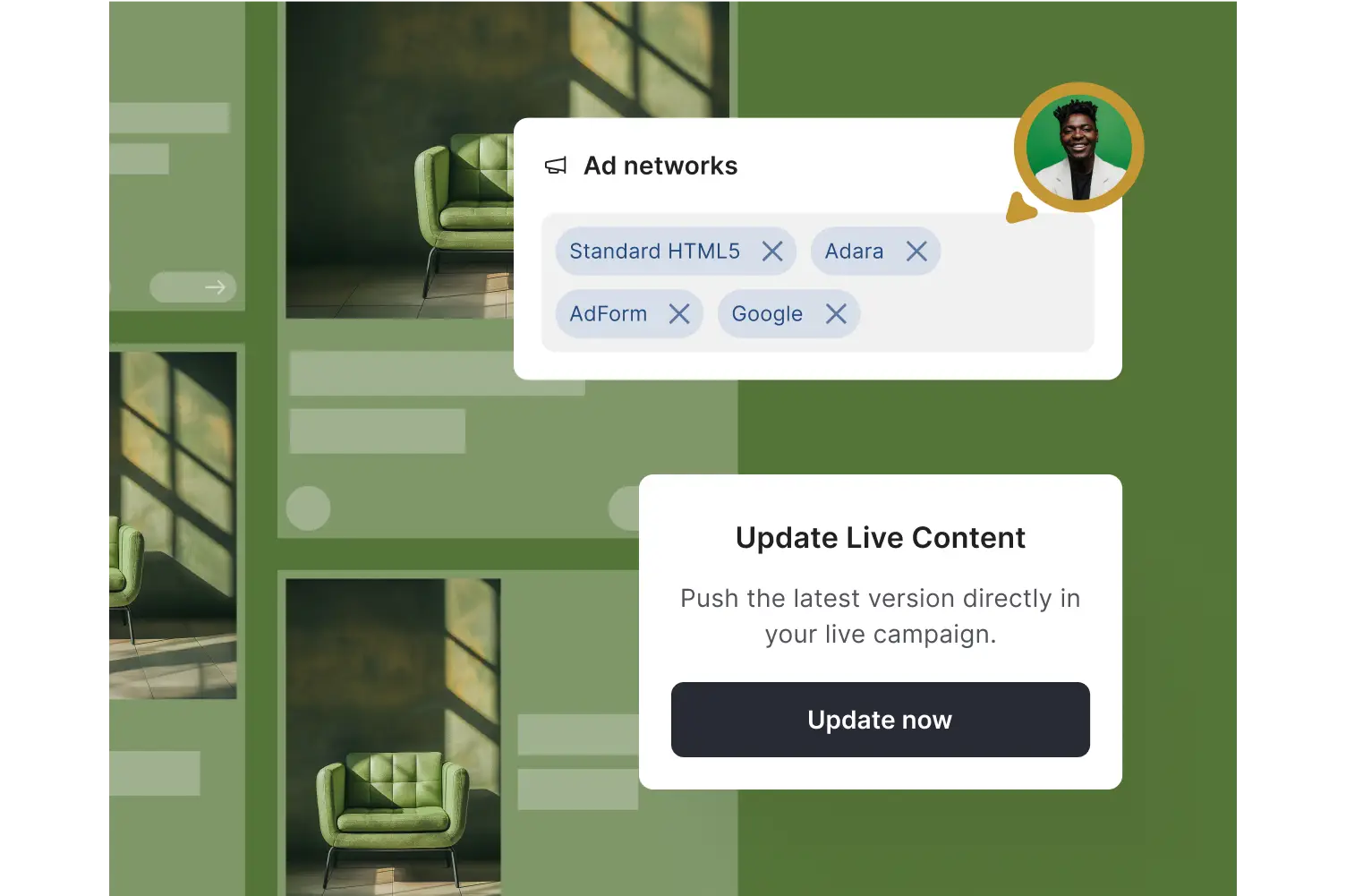 Deliver and scale ads with ease